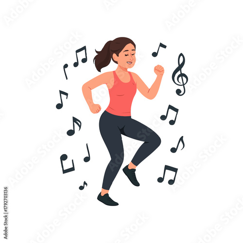 Music Dance Exercise vector
