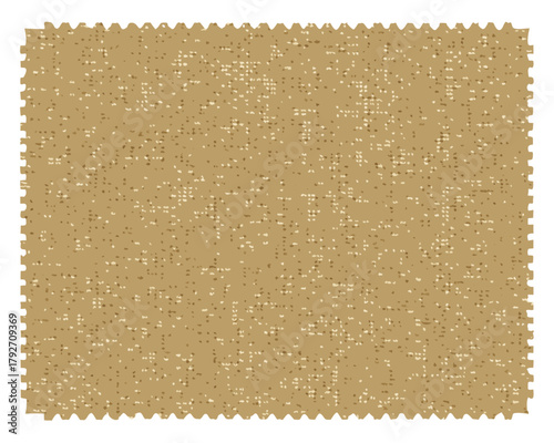 Vector Beige woven canvas fabric swatch showing rich textile texture, background-free detail design