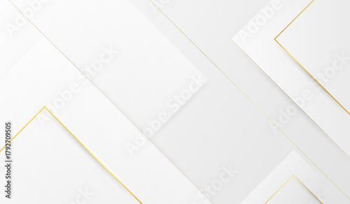 Clean white luxury background with subtle golden lines for elegant modern layout.
