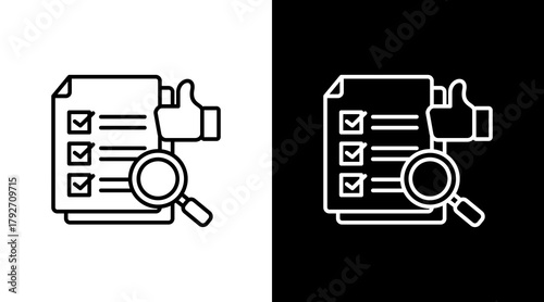 Audit Findings  White Icon Set Design