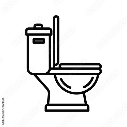 Illustration of a nightstand with a drawer and cabinet, , for bedroom storage