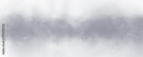 A dense fog wall drifts slowly across the frame. Its frosty layers ripple like chilled air. The mist creates a cinematic dramatic texture. PNG