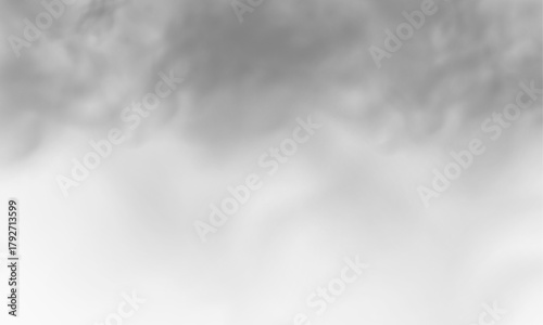 A pale mist cloud expands with soft rolling contours. Its edges fade into the dark void. The airy texture gives a quiet cinematic mood. PNG