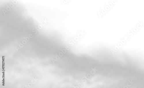 Slika na platnu A swirling smoke sheet floats over the black background