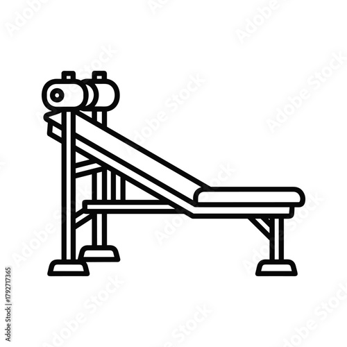 Abdominal board workout equipment for fitness and strength training exercise