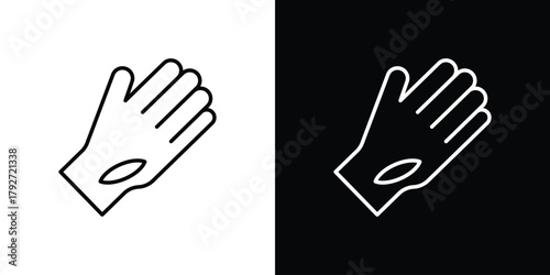 Wound icons. Editable Stroke. logotype design concept