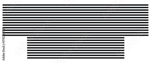 Symbol Map of the County Red Lake (Minnesota, US) showing the County with a few black horizontal lines