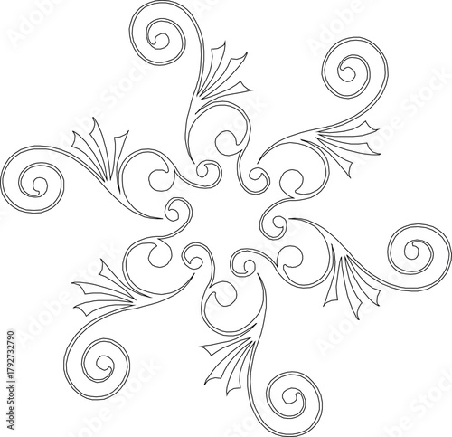 sketch vector illustration silhouette design icon logo symbol ornament decoration decoration mandala rosette abstract modern classic vintage ethnic traditional symmetric 