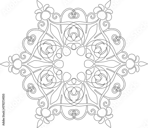 sketch vector illustration silhouette design icon symbol ornament decoration decoration mandala abstract modern classic vintage ethnic traditional symmetric 