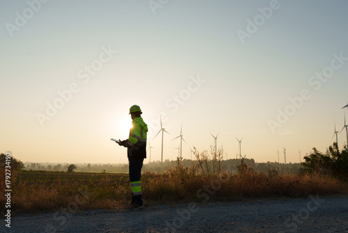 International engineers are investigating the operation of natural energy systems such as wind turbines and electric power.