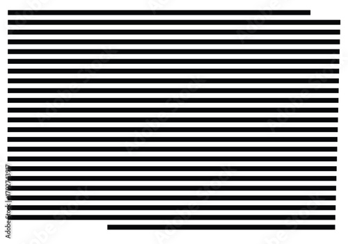 Symbol Map of the County Newton (Missouri, US) showing the County with a few black horizontal lines