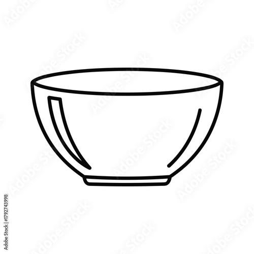 Line art icon of an open window with multiple panes