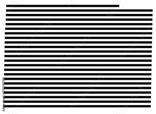 Symbol Map of the County Taney (Missouri, US) showing the County with a few black horizontal lines