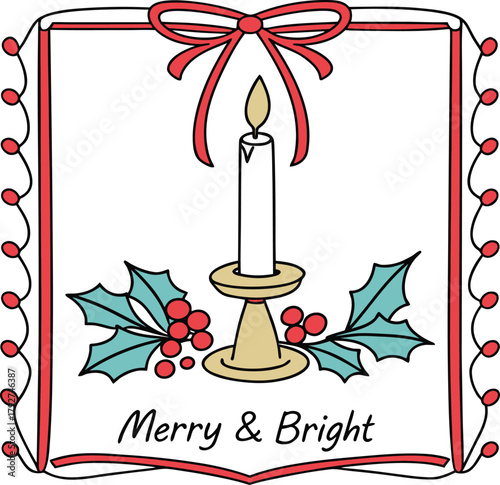 Christmas Frame Hand-drawn SVG