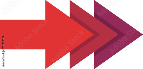 forward moving arrows infographic modern flat vector design