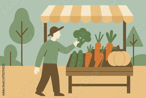 Full marks vector from any no minimalist modern icon warm farmers vegetables