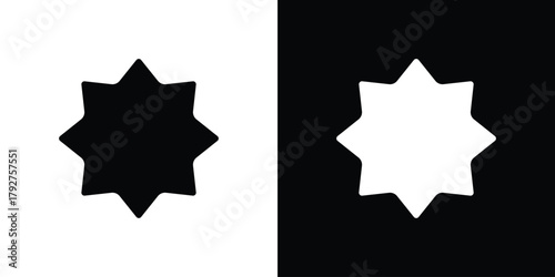 Cookie cutter icon flat design. Modern style in black color.