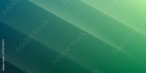 A beautiful abstract background featuring a smooth gradient transitioning from deep blue to vibrant green, illuminated by soft diagonal light rays, evoking tranquility and nature.