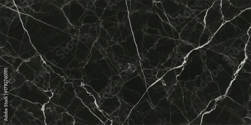 Dark grunge background with a textured, vintage black pattern and dramatic lightning in the sky