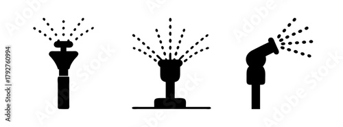 Explore different types of sprinkler heads for lawn irrigation and garden watering systems design