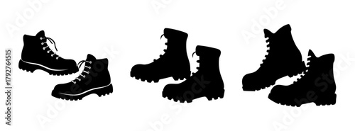 Shop black lace up combat boots for women and men platform goth punk grunge fashion footwear style