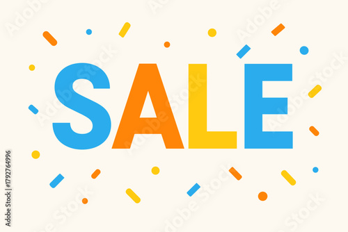 Celebration sharpness sale geometric scene bright key vector orange cool minimal icon