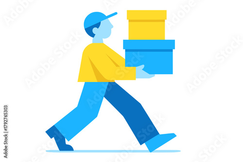 Contrast shopper layout lemon soft icon delight vector blue cool detail geometric