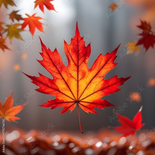 autumn leaves maple fall background