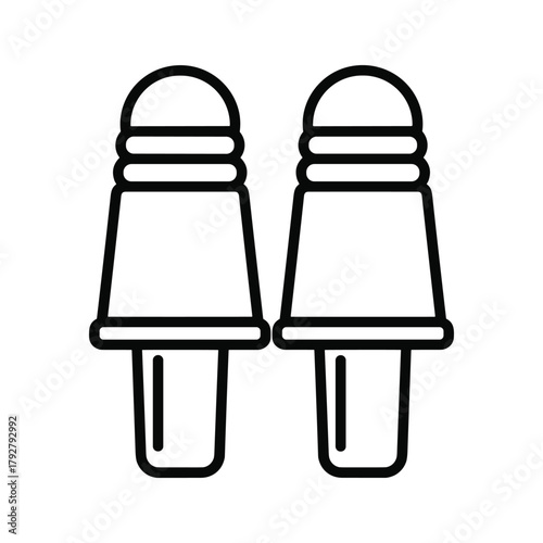 Pair of earplugs for hearing protection