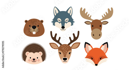 Cute woodland animals depicted in a pixelated art style with a charming and whimsical aesthetic.