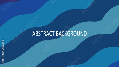 Abstract background with organic flowing wavy stripes in a harmonious blend of earthy, warm tones including deep blue, brown, beige, and yellow.