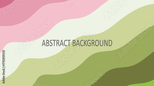 Abstract background with organic flowing wavy stripes in a harmonious blend of earthy, warm tones including deep blue, brown, beige, and yellow.