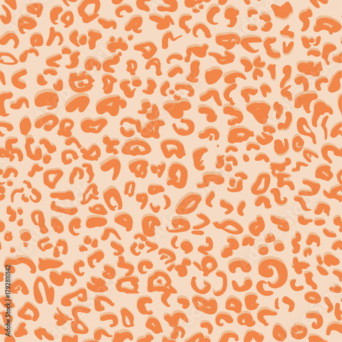 3 colors Vector art, Elegant Simple Basic Animal Skin, Leopard Seamless Patten, All over print, fabric textile, seamless patten, suitable for print, ready to print, perfectly seamless high quality.