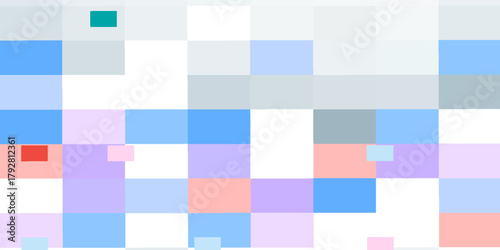 Modern colorful Y2K plaid seamless pattern. Decorative plaid seamless texture. Geometric repeating design for fabric, wallpaper, or wrapping paper. eps 10