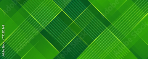 Abstract green sporty background template vector with shiny lines and lights. Green background with strong pattern design.Eps10