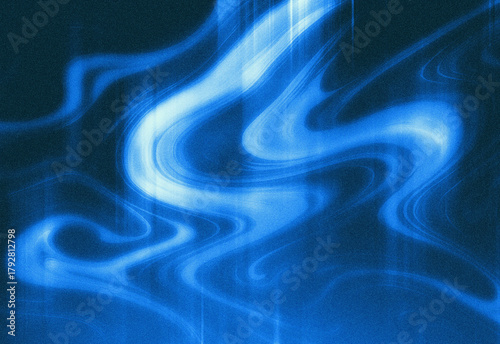 Εκτύπωση καμβά Abstract blue swirling pattern with luminous wisps, a versatile design backgroun