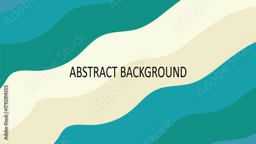 Abstract background with organic flowing wavy stripes in a harmonious blend of earthy, warm tones including deep blue, brown, beige, and yellow.