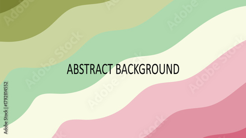 Abstract background with organic flowing wavy stripes in a harmonious blend of earthy, warm tones including deep blue, brown, beige, and yellow.