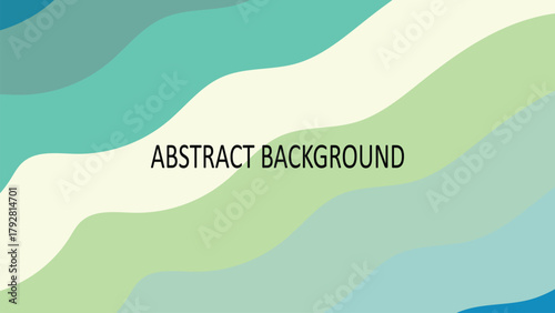 Abstract background with organic flowing wavy stripes in a harmonious blend of earthy, warm tones including deep blue, brown, beige, and yellow.