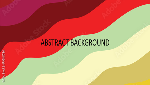 Abstract background with organic flowing wavy stripes in a harmonious blend of earthy, warm tones including deep blue, brown, beige, and yellow.