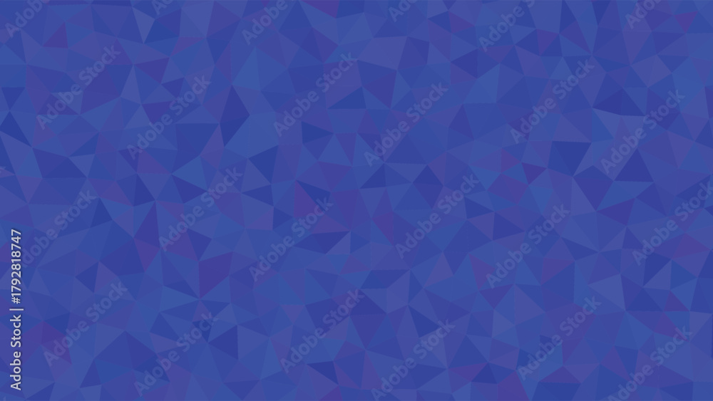 Obraz premium Deep Blue Geometric Low Poly Abstract Background Pattern vector illustration