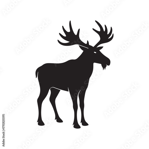 deer silhouette vector