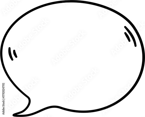 bubble speech comic text box message conversation 
