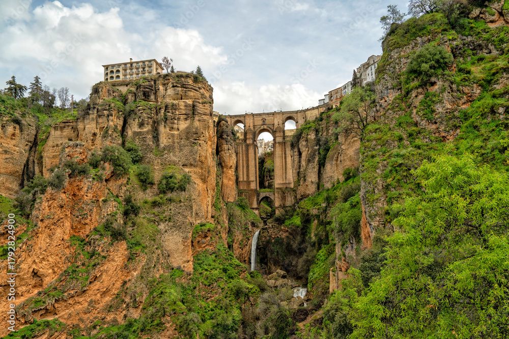 Fototapeta premium Ronda, Spain. Historic town of Andalusia. Travel and tourism beautiful cities of Spain