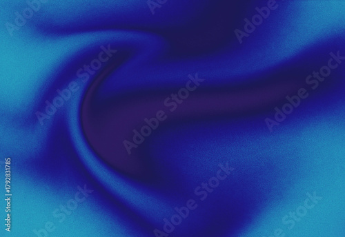 Close up of blue satin fabric with flowing folds and smooth gradient shading, creating an abstract, dynamic background ideal for design projects, branding materials, and wallpaper