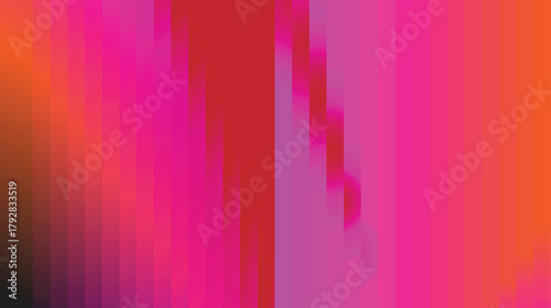 Abstract blend of pink, red, and orange with vertical streaks