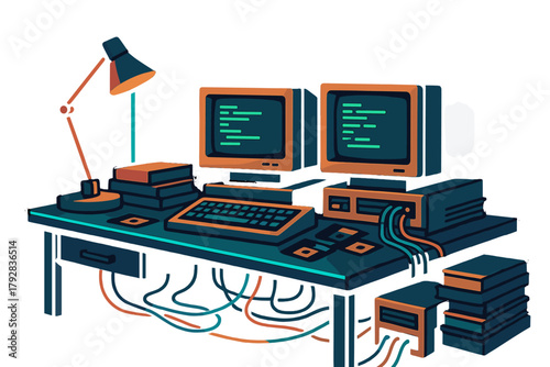 Retro typography racks no flat lab vector labels text futuristic symmetry icon