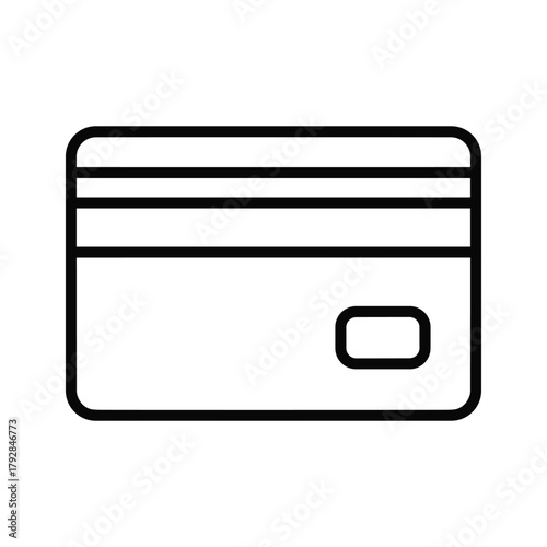 Credit card icon representing payment and financial transaction