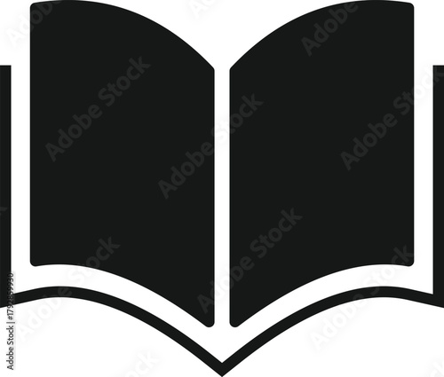 book icon set. Education, Reading, and Knowledge symbols. Library and E-reader sign. Storytelling, Research, and Content Management Symbol Collection