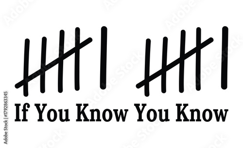 Tally Marks If You Know